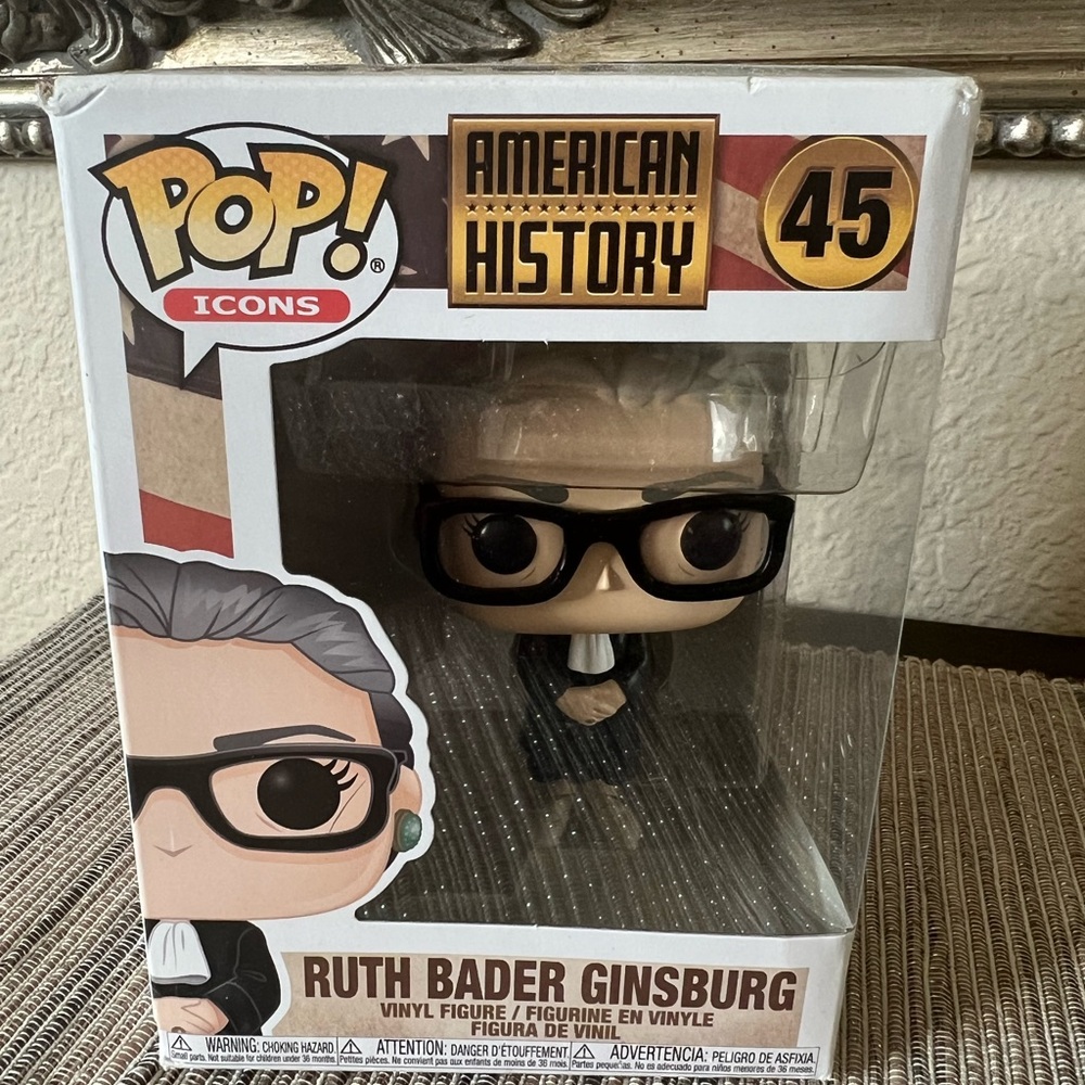 Adorable Funko Ruth Bader Ginsburg! POP! Icons American History #45